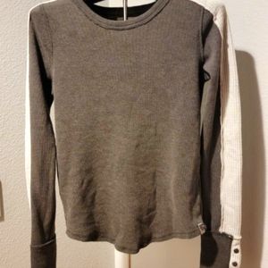 We the Free Waffle Knit top, Small